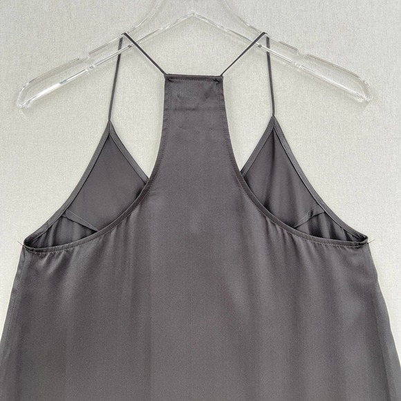 CAMI NYC Shirt Womens Small Gray Silk Racer Charmeuse Camisole Racerback Cami - Picture 4 of 10